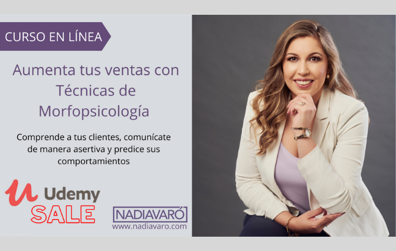 Nadia Valdivieso presenta "Aumenta tus Ventas con Técnicas de Morfopsicología"